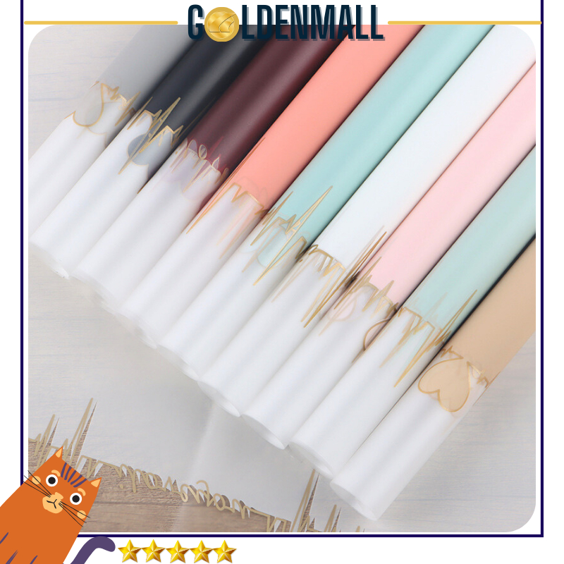 

Kertas Buket Love shape Waterproof Flower Wrapping Paper Floral Bouquet 6052