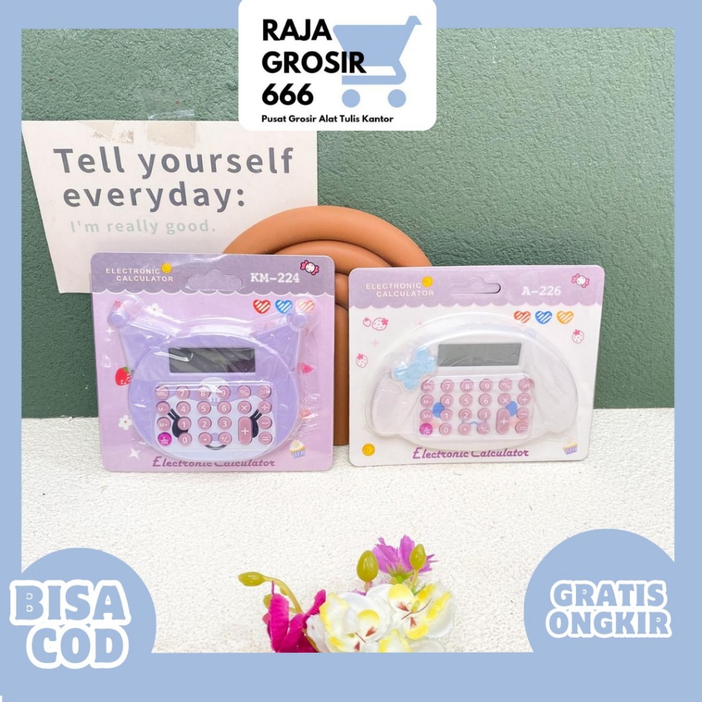 

KK-1468 Kalkulator Sanrio 8 Digit / Calculator Kuromi Hello Kitty Cinnamoroll lucu / peralatan sekolah berhitung anak / Kalkulator portable Sanrio lucu