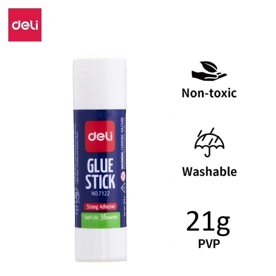 

Deli Lem Glue Stick 21 gr | Lem Stick Daya Rekat Sangat Kuat | Lem Kertas Stick Batang | E7122