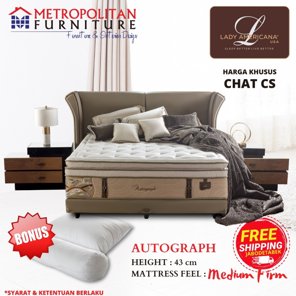 Springbed Lady Americana Autograph Kasur Spring bed Matras