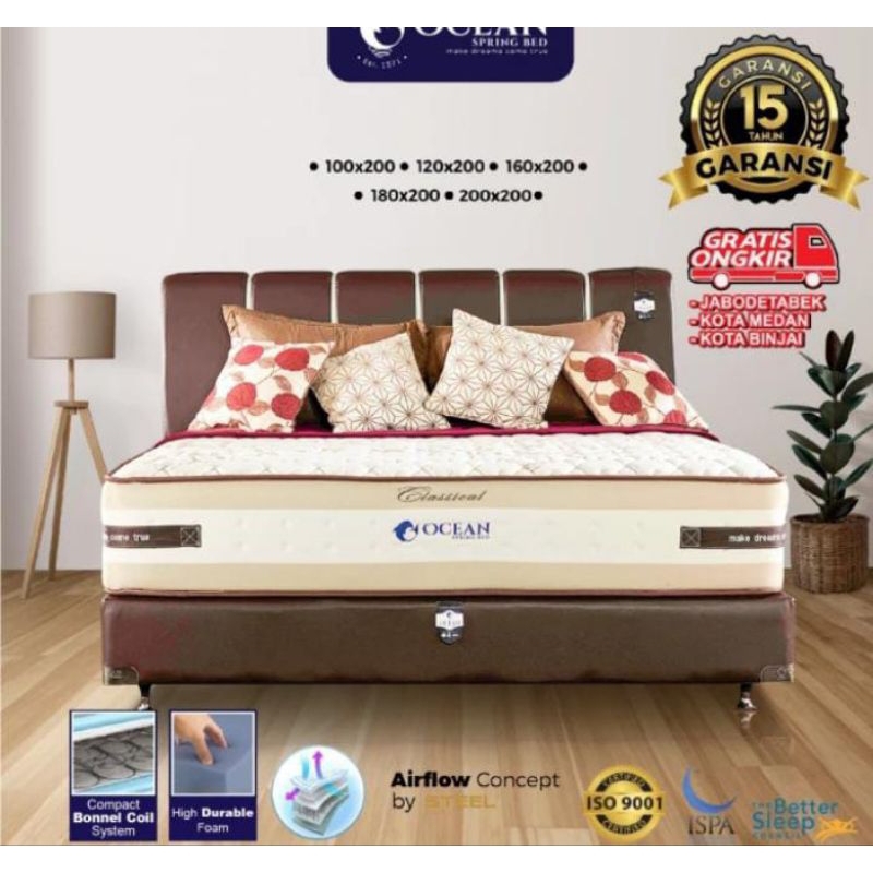 KASUR SPRING BED CLASSICAL PLUS KASUR BED MODERN SPRING BED OCEAN ORISINIL