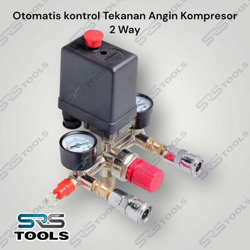 Otomatis Kompresor Listrik 2 Way Alat Bantu Pengatur Angin Tekanan Tinggi 2 Arah Amper Control