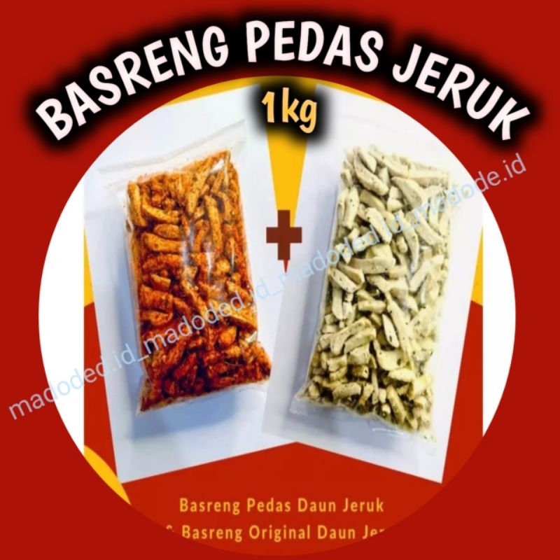 

Basreng 1KG Pedas Daun Jeruk / Baso Goreng Original Daun jeruk