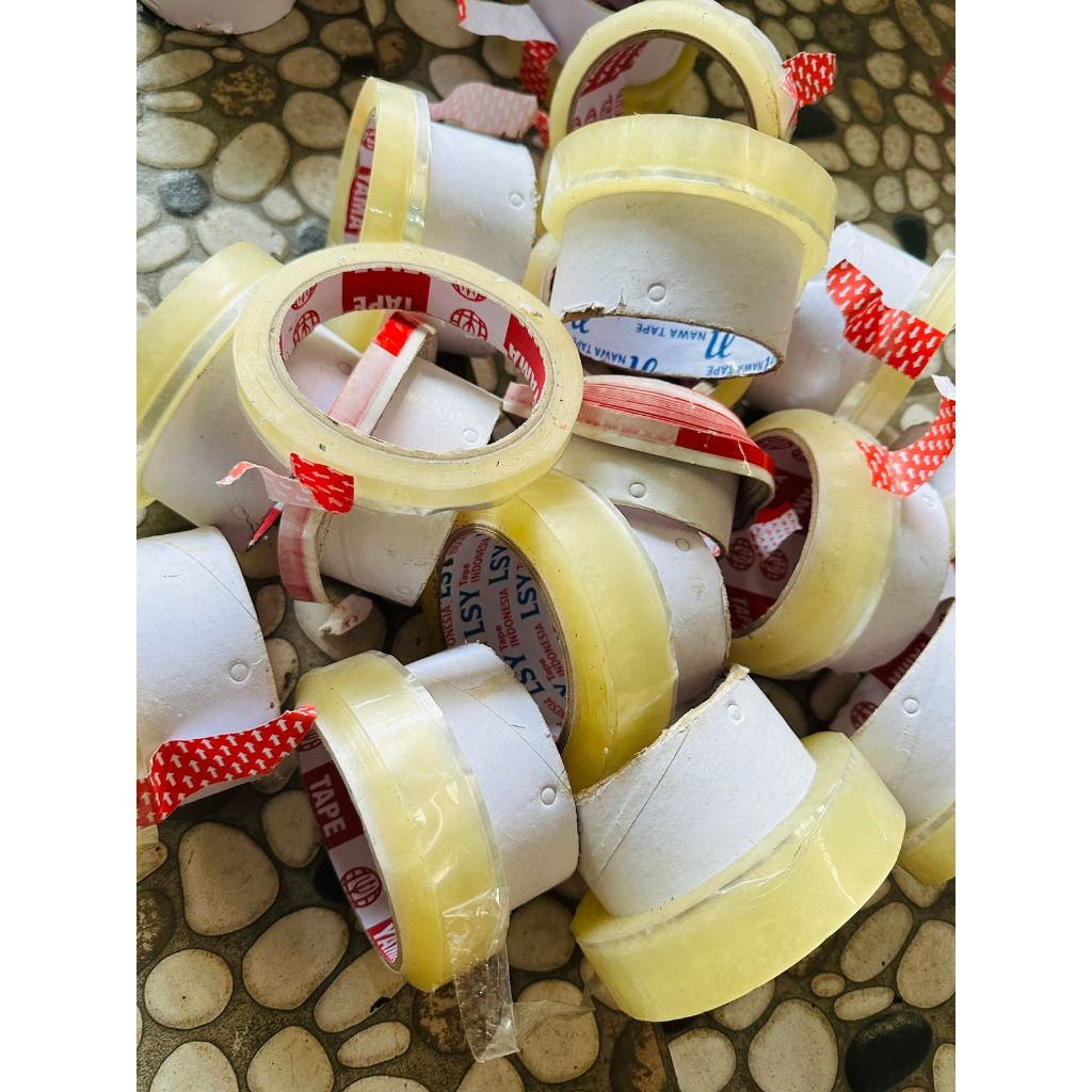 

TERMURAH LAKBAN LAKBAN KILOAN 1/2KG 500GR UK 1 JARI DAN 2 JARI MASIH LAYAK PAKAI LAKBAN KILOAN BENING DAN COKLAT MURAH COCOK UNTUK PACKING