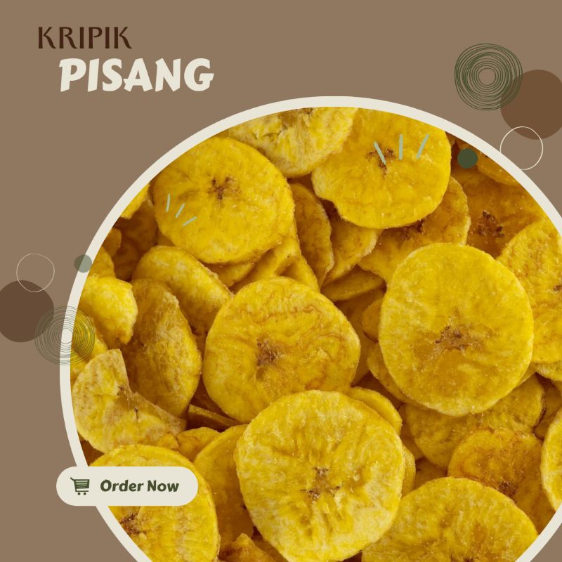 

Kripik Pisang Bulat / Jajan Kiloan 100 gram