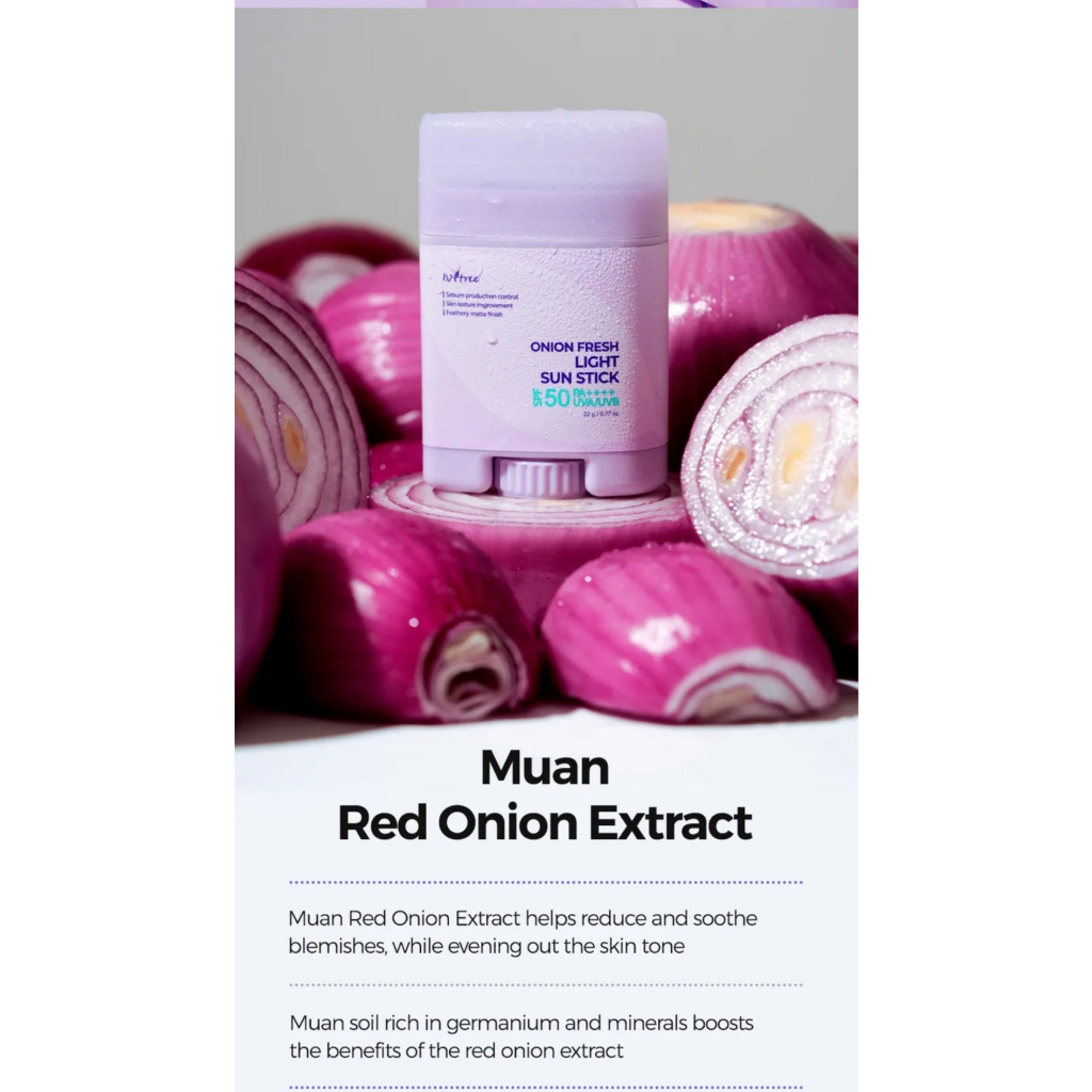 Isntree Hyaluronic Acid Airy Sun Stick & Isntree onion fresh light sunstick
