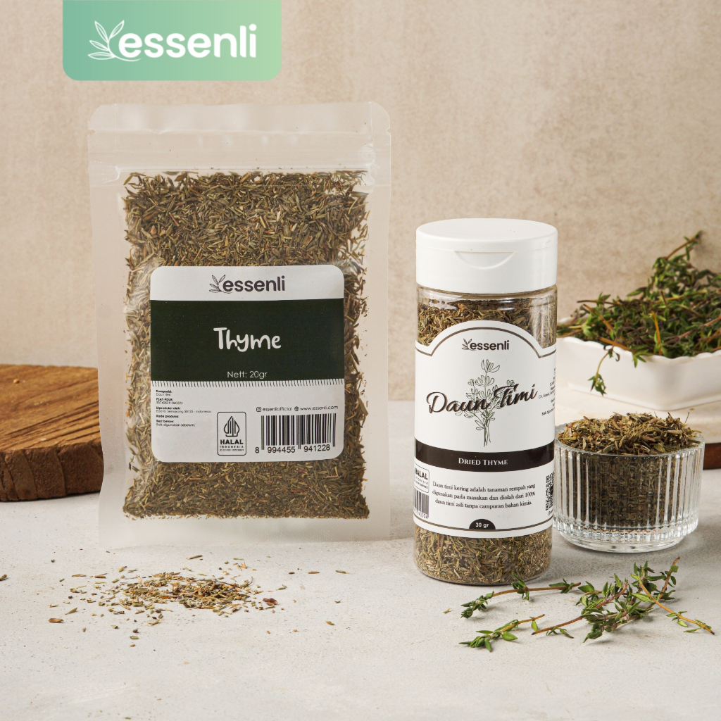 

ESSENLI Daun Thyme Kering Bumbu Rempah