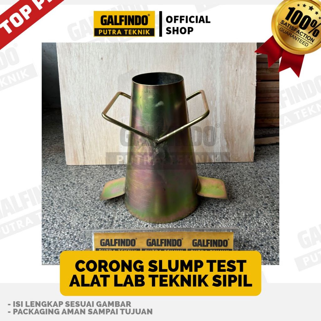 GALFINDO CORONG SLUMP CONE TEST / ALAT TEKNIK SIPIL