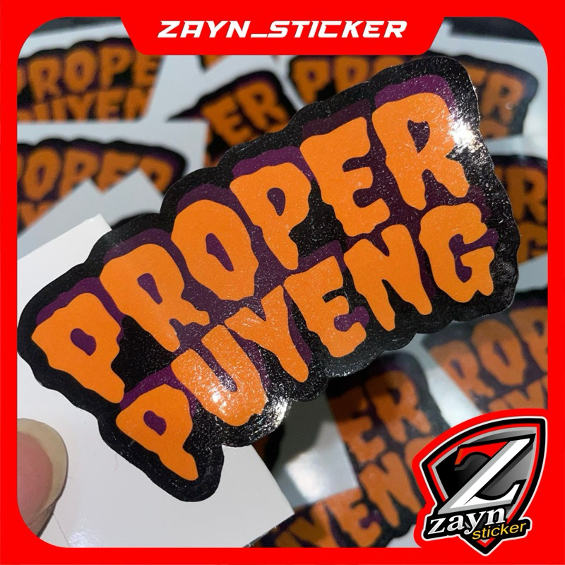 

sticker/stiker proper puyeng 051