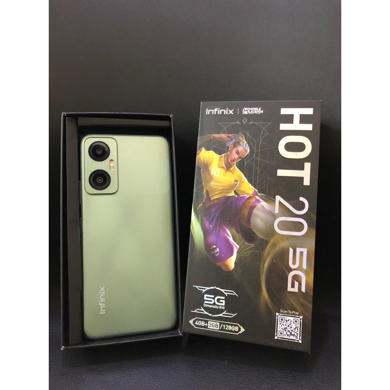 Infinix hot 20 5g ram 4/128 second fulset ori