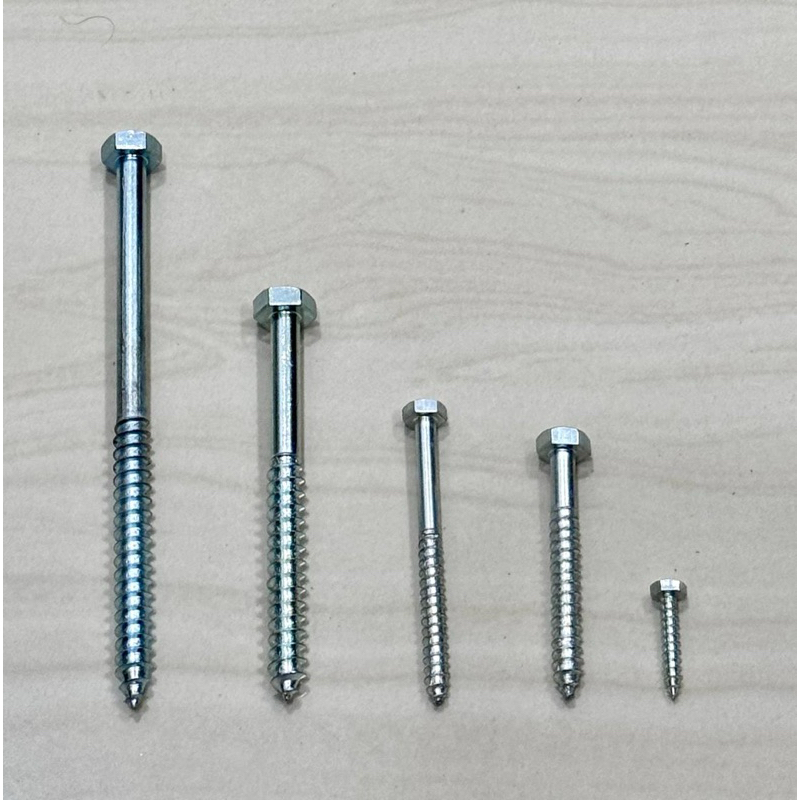 HARGA 1buah // Baut deskrup 5/16 x 6" inci dek sekrup KUNCI 12 ( panjang 15cm ) skrup baot sekerup t
