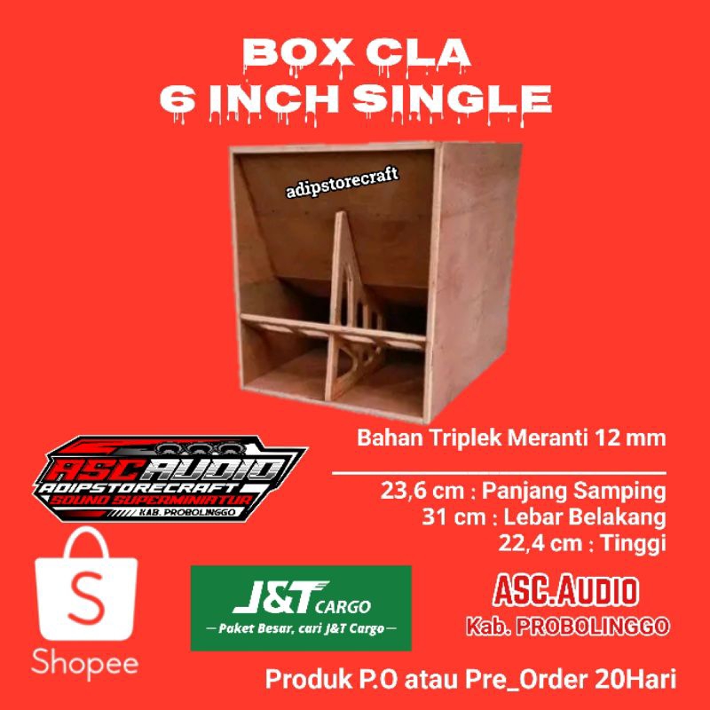Box CLA 6 inch Single