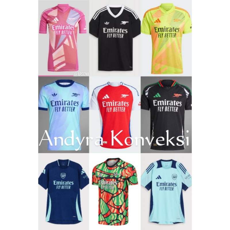 New Jersey Arsenal 2024-25 - FULL PRINTING - Free Custom Name set