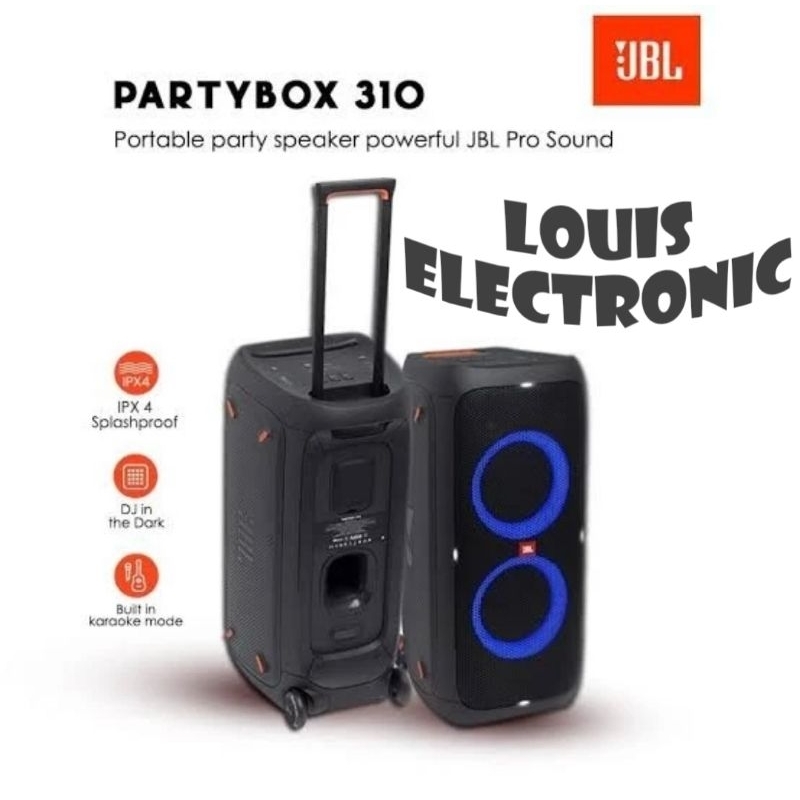 Speaker Portable JBL PARTYBOX 310 PARTY BOX 310 Garansi Resmi IMS 1 Tahun