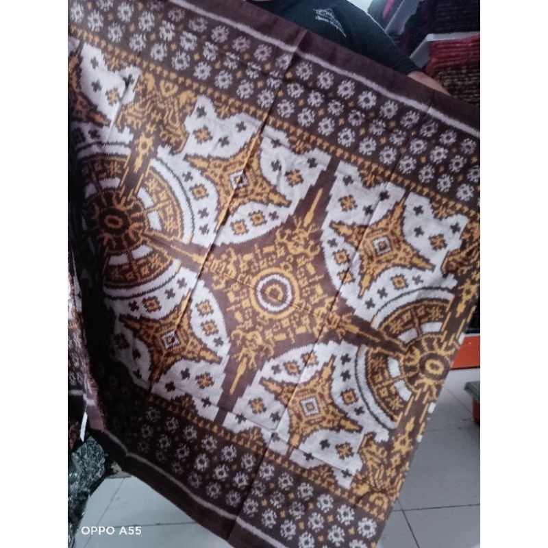 Kain Tenun Endek Csm Bali Motif Gringsing / Endek Bali / Seragaman / Tenun Troso
