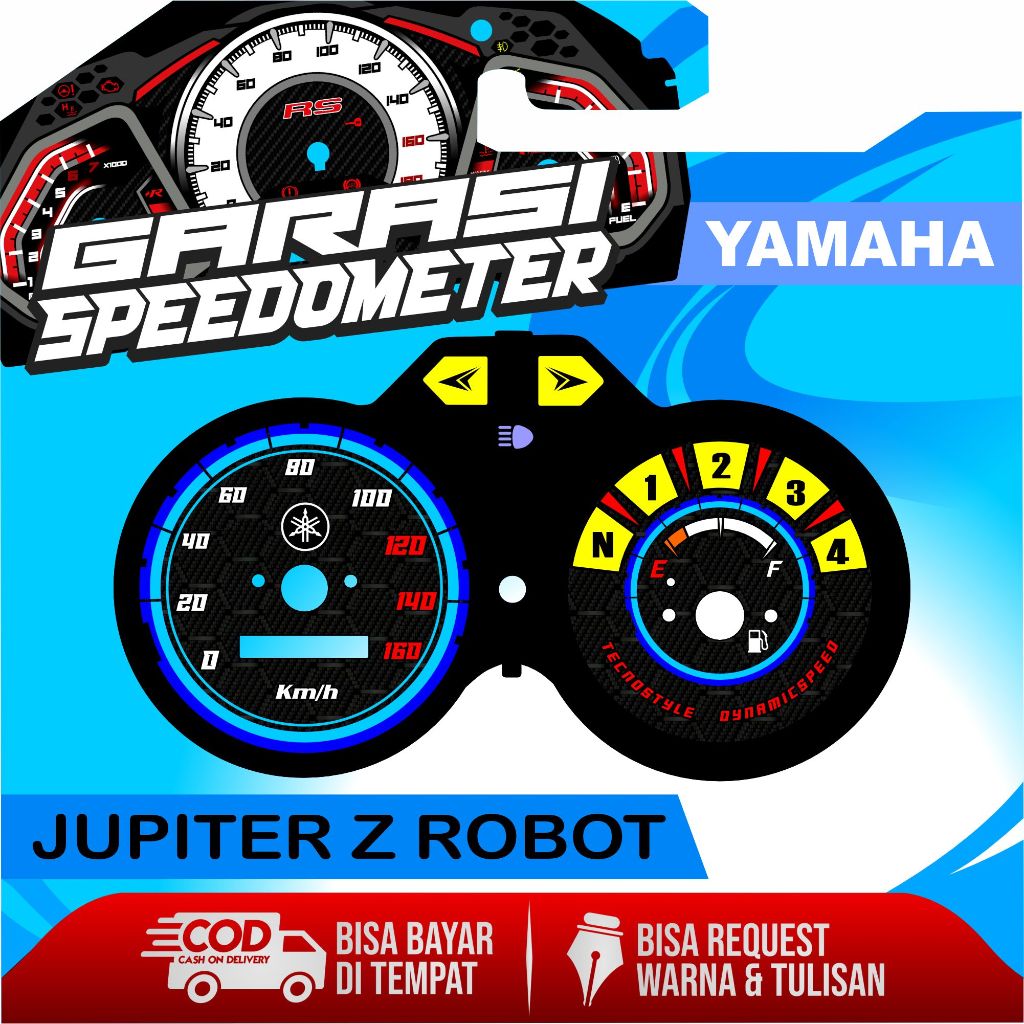 PAPAN SPEEDOMETER CUSTOM YAMAHA JUPITER Z ROBOT