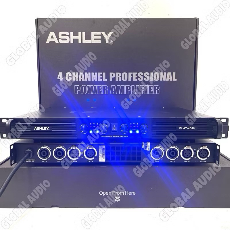 Power Ashley Play 4500 or Play 2500 Original Amplifier Channel Class D PLAY4500 or Play2500 Play 450
