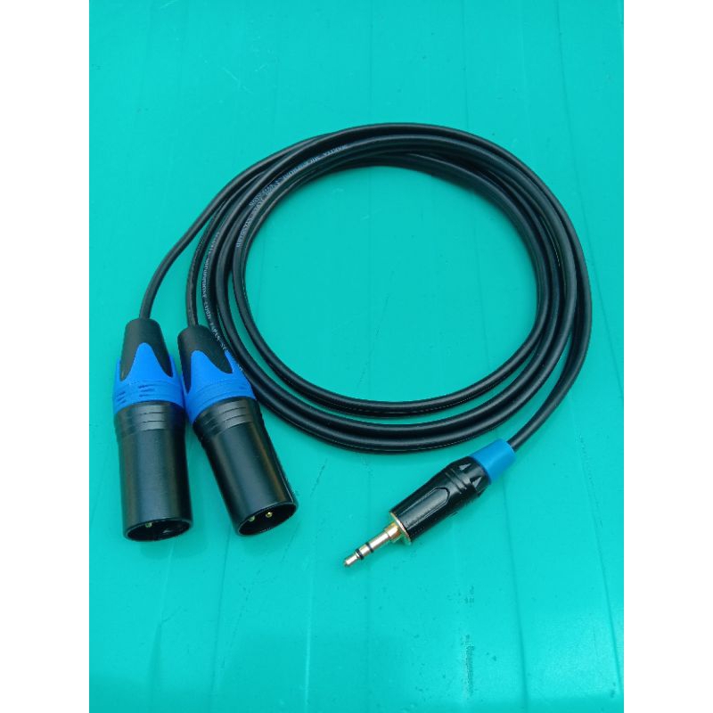 Jack hp ke mixer Jack 3,5 to dua xlr male