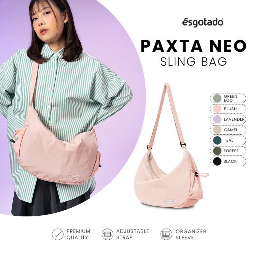 Esgotado Tas Selempang Pria Wanita - Paxta Neo Sling Bag - Nylon Sling Bag