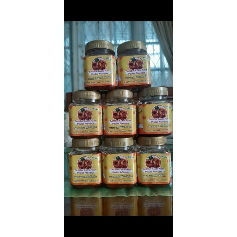 

Sambal cumi asin pedas merona