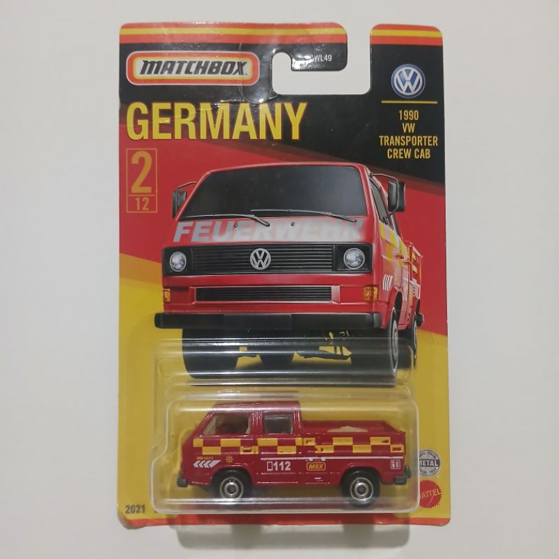 MATCHBOX 1990 VW TRANSPORTER CREW CAB