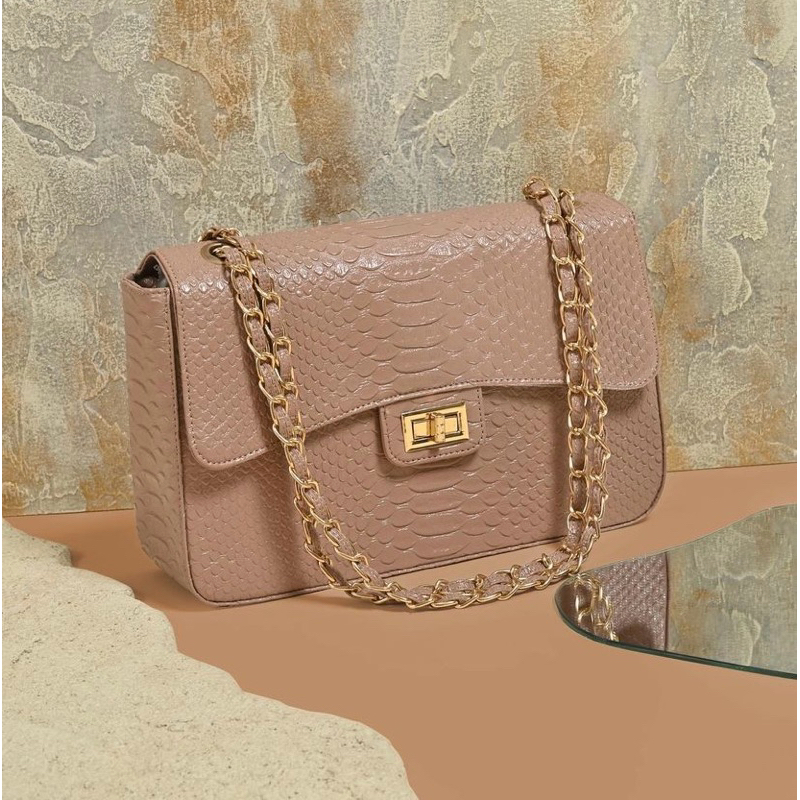 Kyra Bag Medium Nude Heylocal Preloved