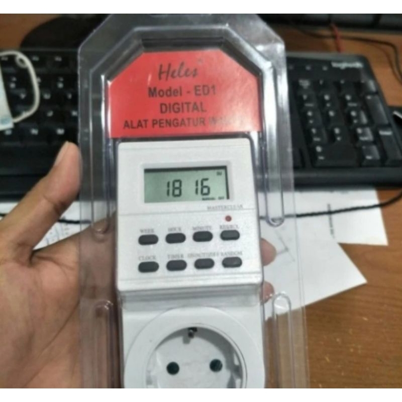 STOP KONTAK TIMER DIGITAL LISTRIK OTOMATIS HELES