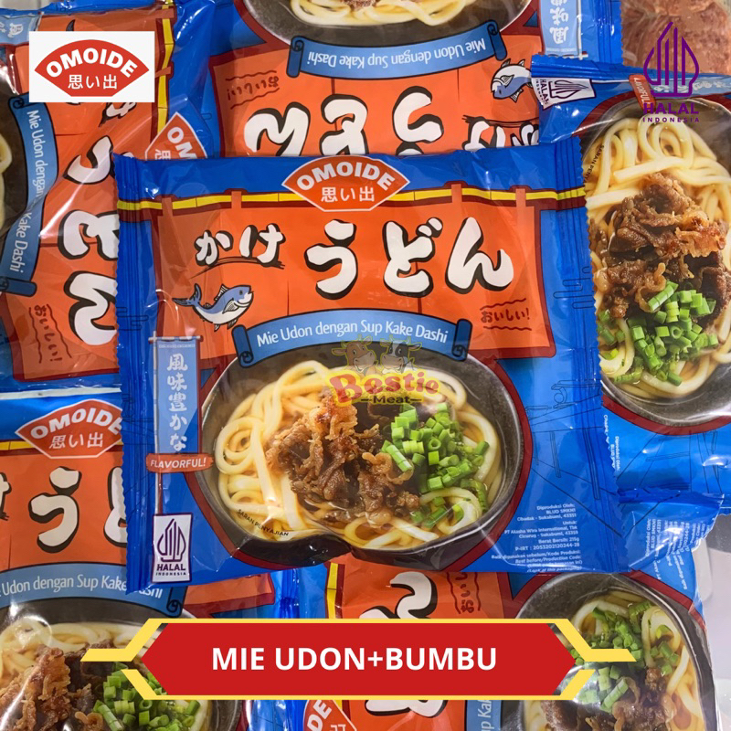 Omoide Mie Udon - Mie Udon Instan + Bumbu Halal