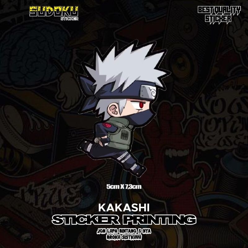 

STICKER STIKER PRINTING KAKASHI KARTUN ANIME