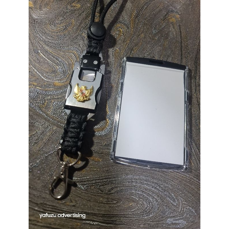 

lantard tali gantungan id card holder logo garuda timbul