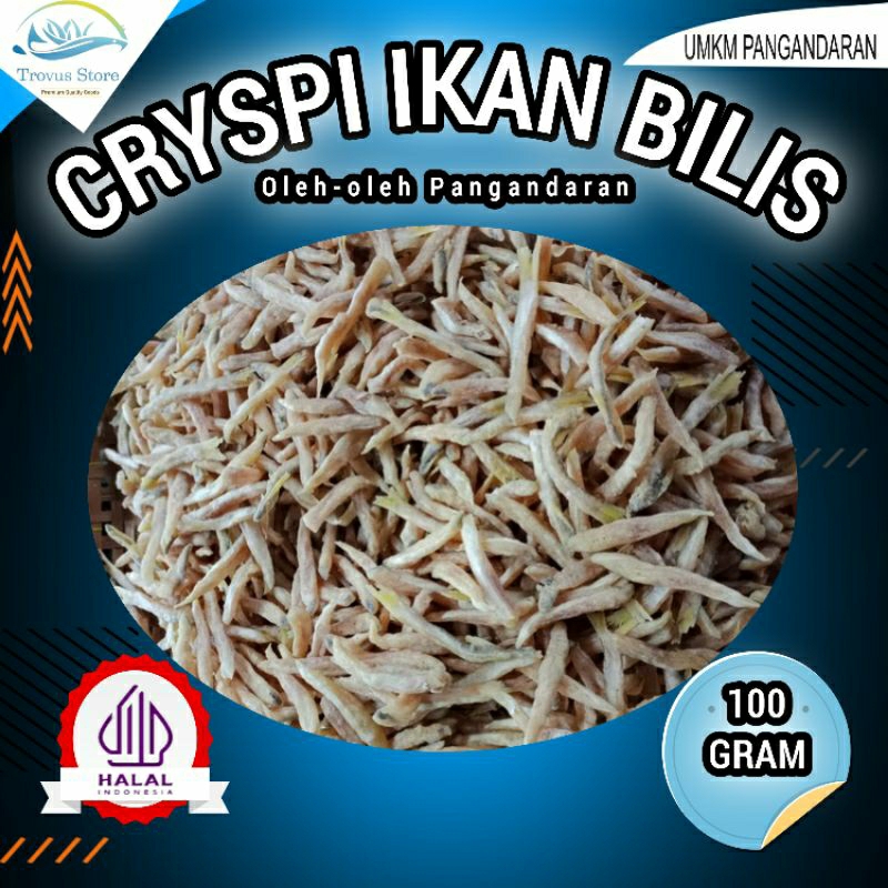 

Cryspi Ikan Bilis Snack Seafood Makanan Cemilan Instan Khas Pangandaran