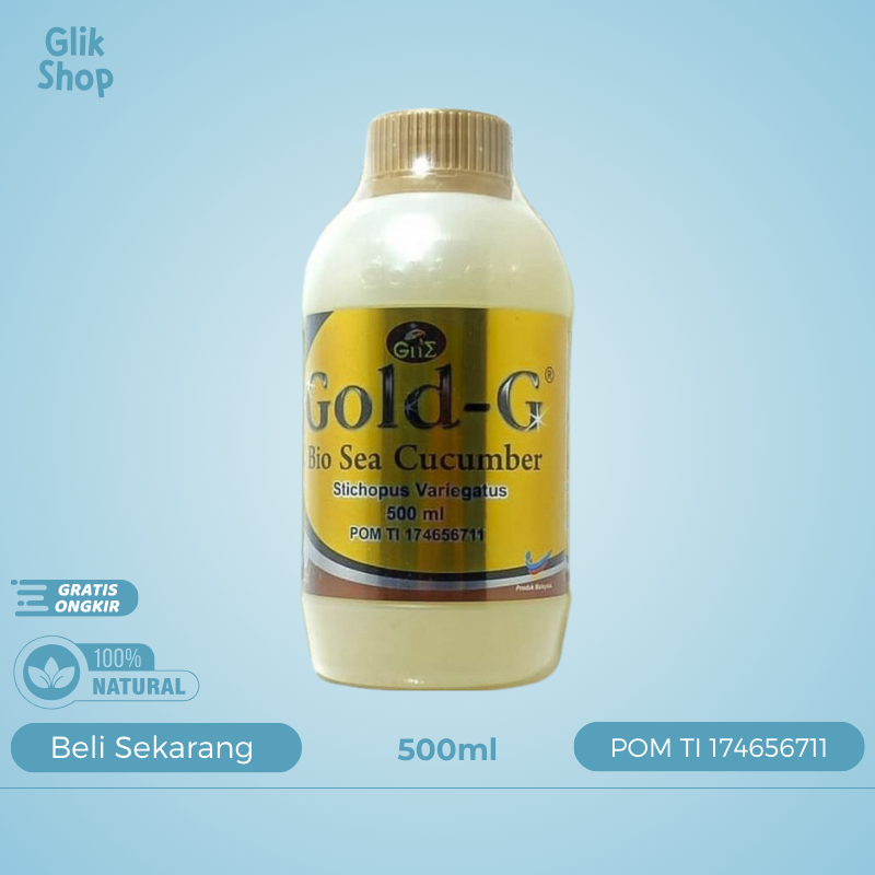 

GOLD G 500ml / Jeli GAMAT Gold G 500ml bio sea cucumber Original Asli BPOM