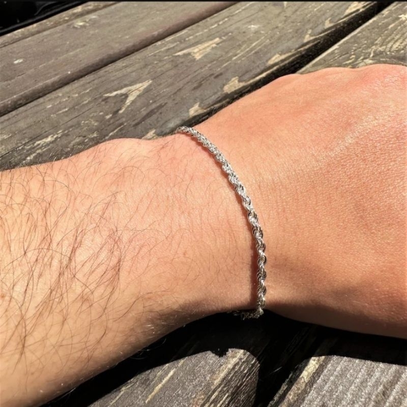 GELANG RANTAI LILIT gelang titanium