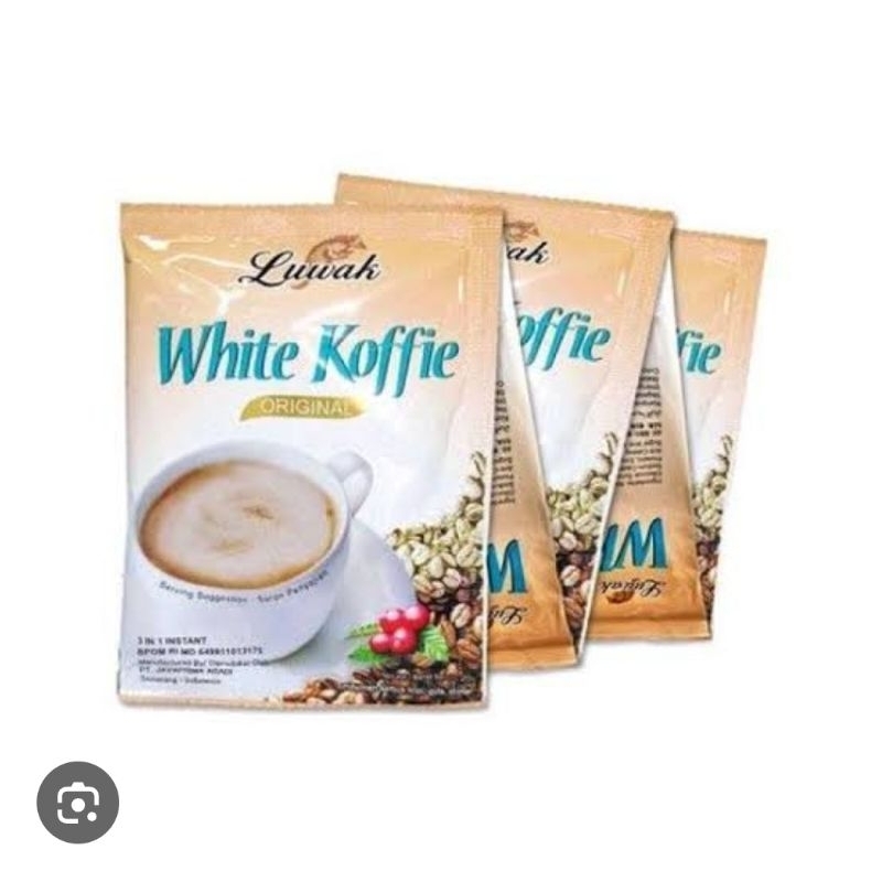 

Luwak White Coffee Original 10 x 20gr Renceng / Kopi Luwak White Coffee Renceng 10 pcs