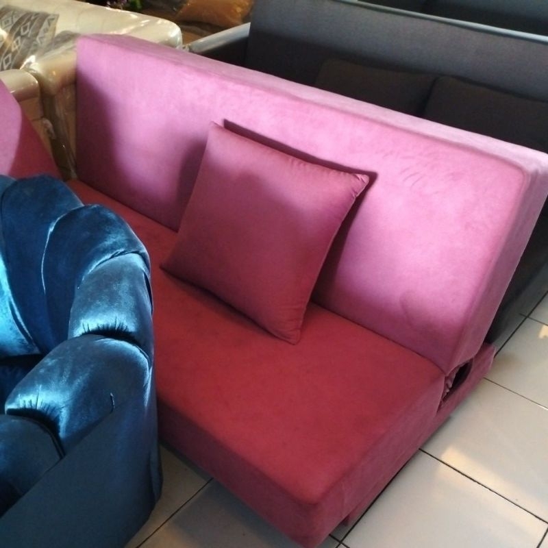 SOFA BED Minimalis Pink