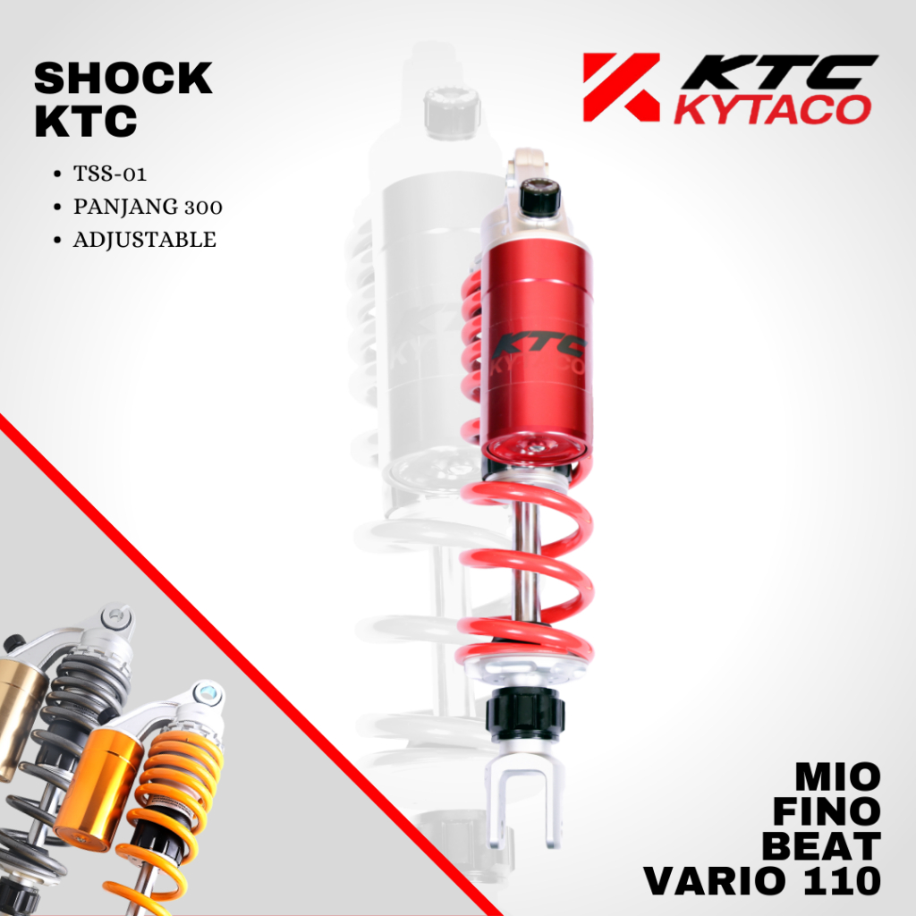 Shockbreaker Shock Mio Beat Vario 110 lexy TSS-01 300mm KTC KYTACO