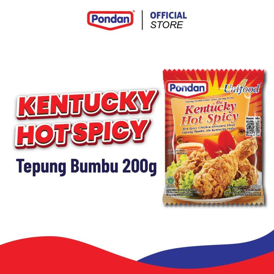 

Pondan Unifood Kentucky Hot Spicy Sachet 200gr
