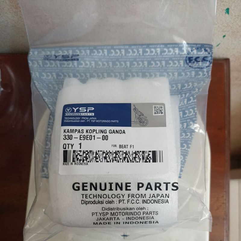 kampas kopling ganda beat fi original fcc
