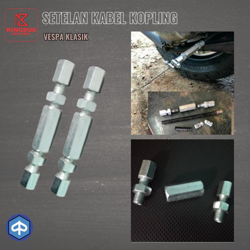 Mur Baut Setelan Kabel Kopling Vespa Set