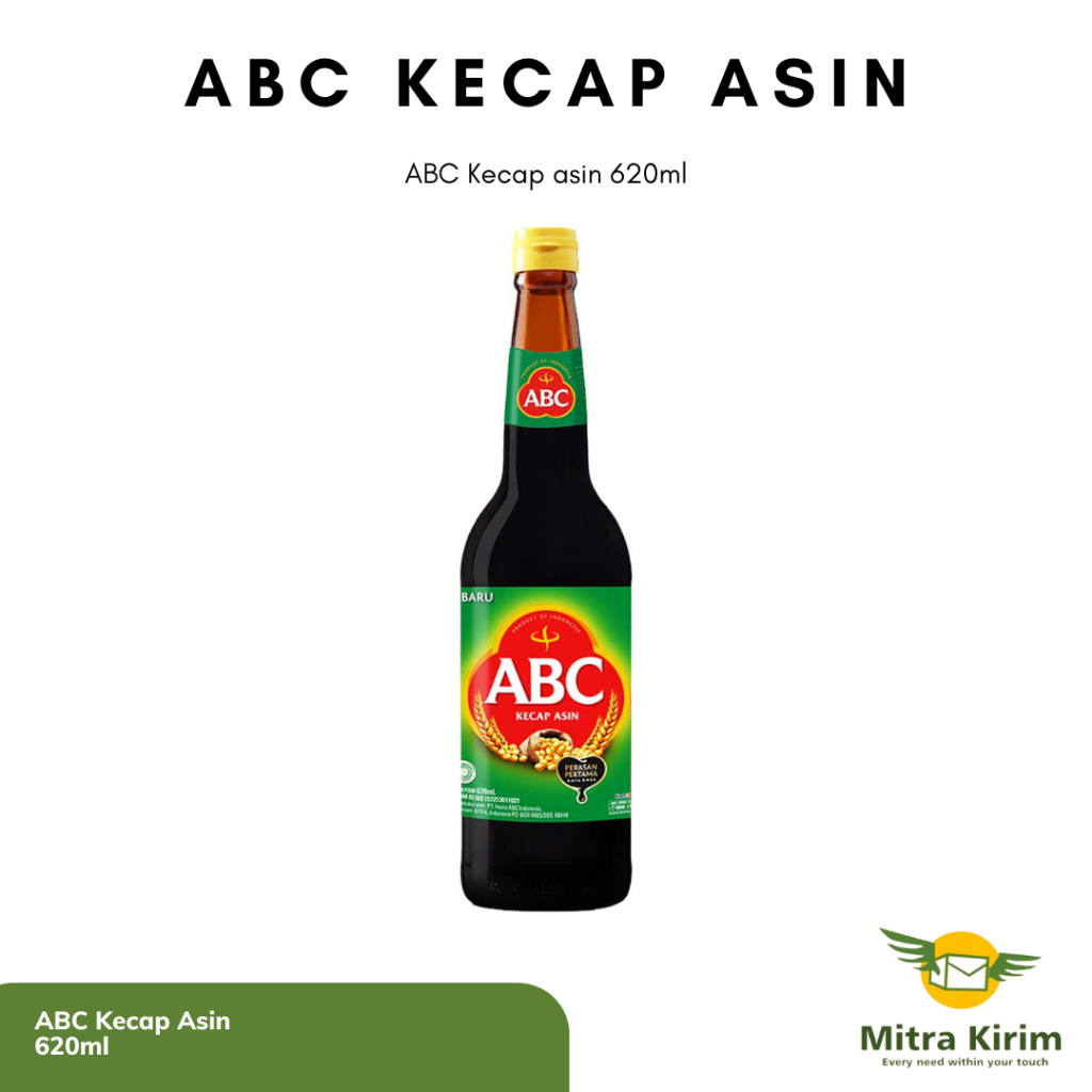 

ABC Kecap Asin 620 Ml Gojek