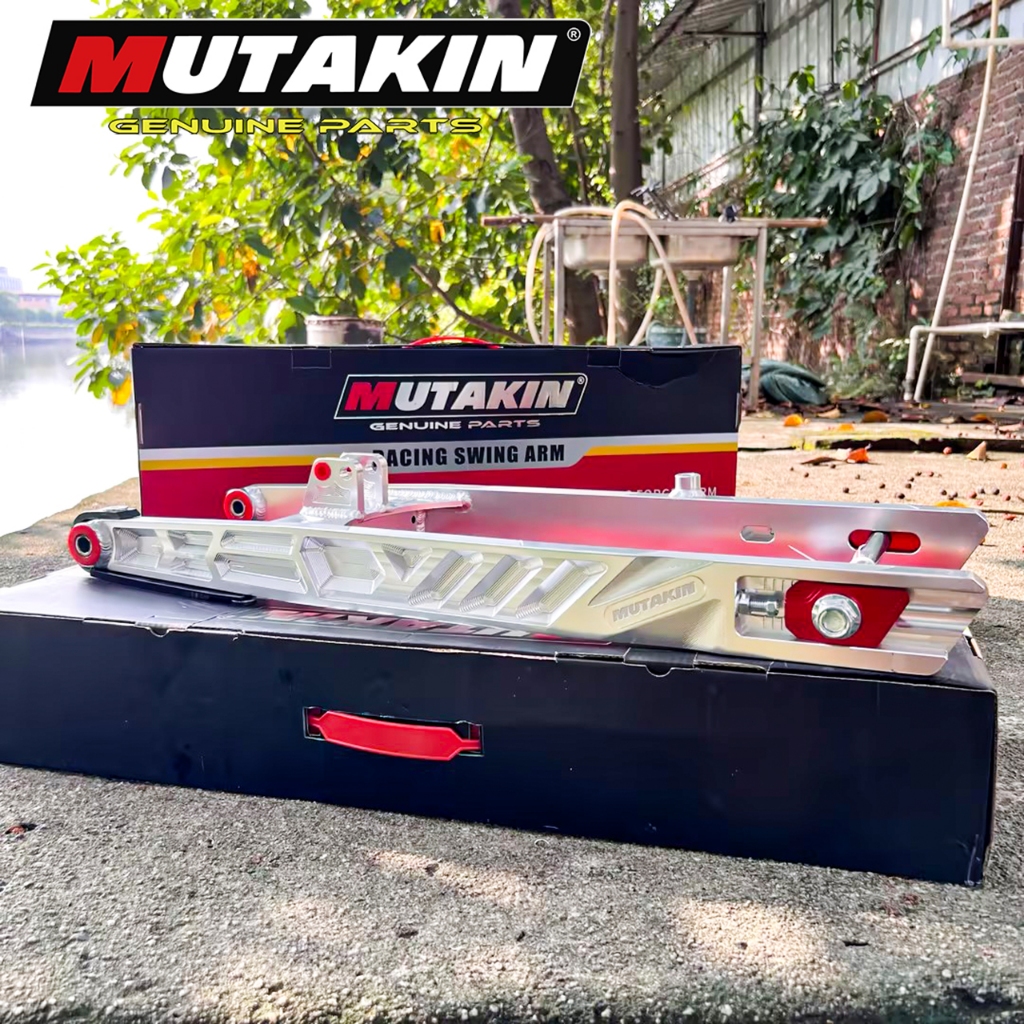 NEW MUTAKIN CNC Swing Arm +2 +3 inci mengentalkan Hypertech for Jupiter Mx old mx king mx new Y15zr