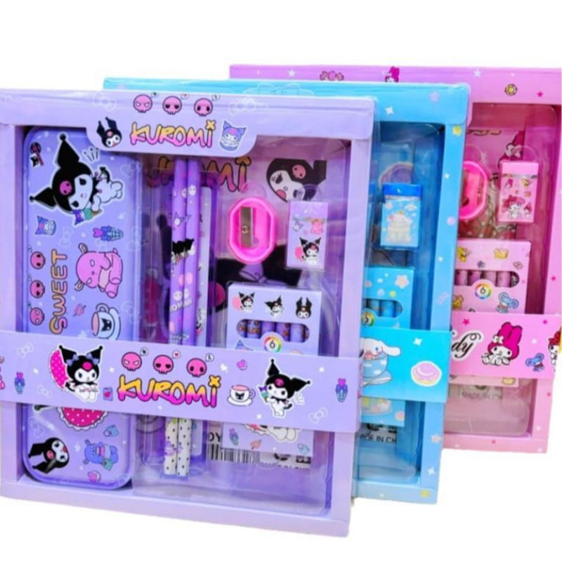 

Stationery Set/ Study Set/ Alat Tulis Set Crayon Karakter