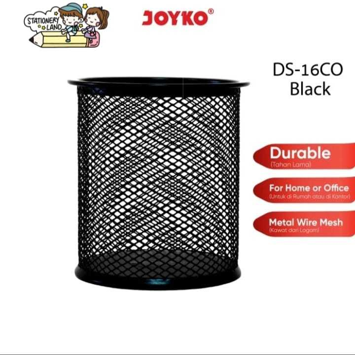 

( StaLand / DAPAT 1 BUAH ) DESK SET BULAT JOYKO DS-16 / Tempat Alat Tulis Bolpen Pensil Stationery Stand Joyko DS-16 DS 16