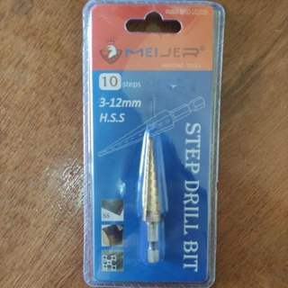 Mata Bor Pagoda MEIJER 10steps (3mm-12mm)/ mata bor pagoda besi Meijer 10tep 3mm-12mm ( MATA BOR )