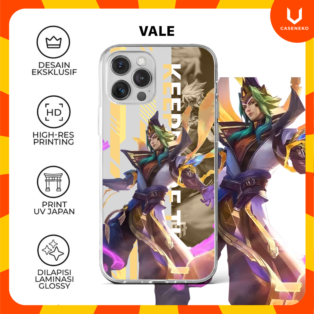 Custom Casing Vale the Keeper of The Winds Mobile Legends ML Phone Case HP