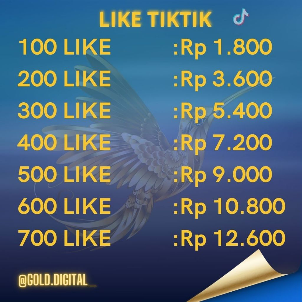 Like TIKTOK Murah Permanen