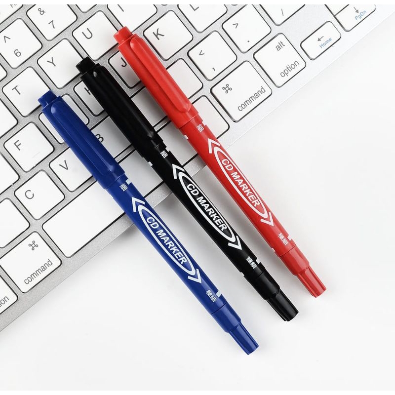 

Pulpen Spidol Mewarnai 2 in 1 2 Tip / Pen dan Spidol Permantent 2 Kepala / Murah