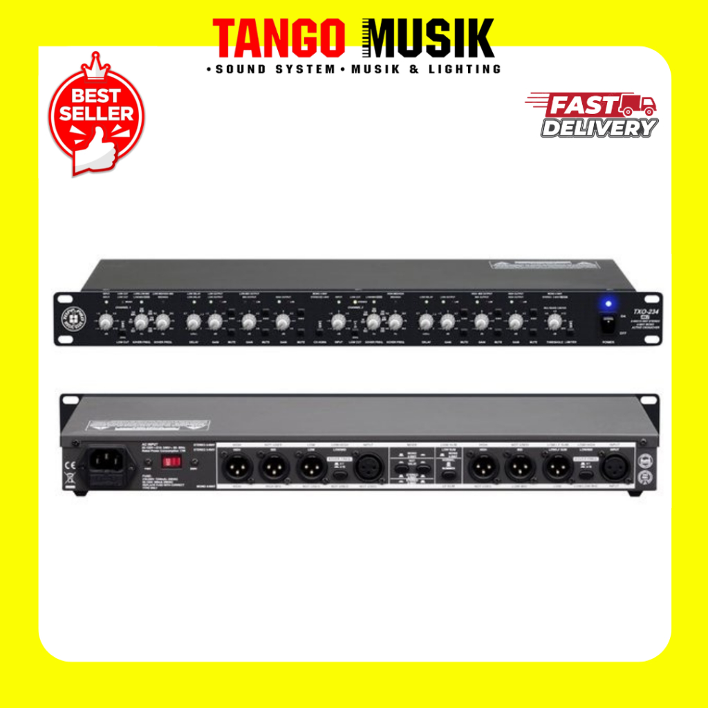 Crossover Active Topp Pro TXO 234 MK II 101% ORIGINAL Crossover 2 and 3 way stereo 4 way mono crosso