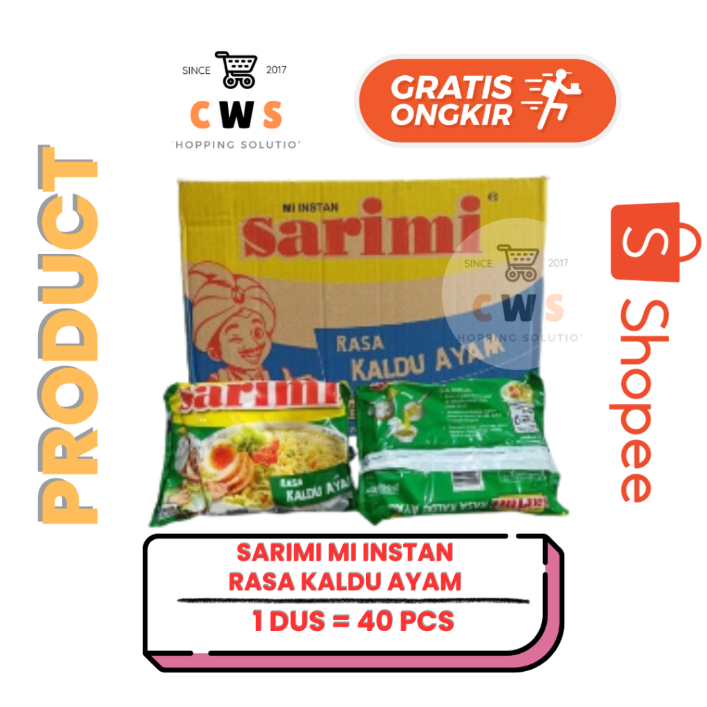 

SARIMI Mi Instan Rasa Kaldu Ayam - 1 Dus / 40 Pcs