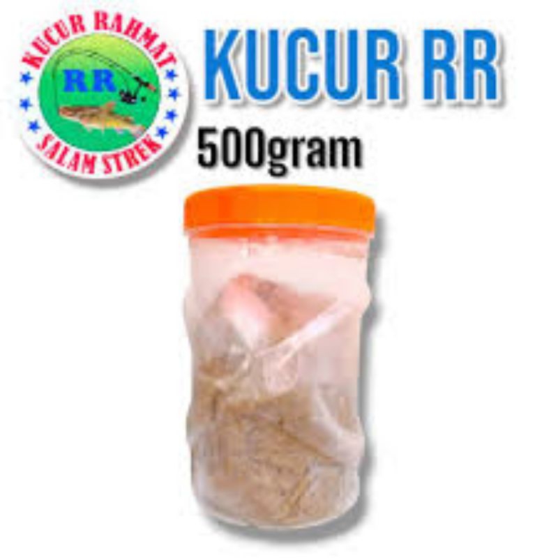 kucur RR  500 gram  toples, umpan ikan baung paling jitu, cocok untuk semua sungai